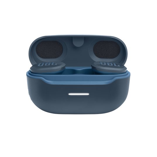 JBL Endurance Race TWS - Blue - Waterproof true wireless active sport earbuds - Detailshot 2